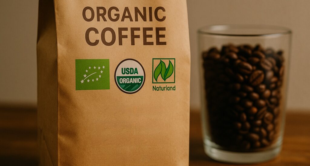 Imagen organic coffee certificate