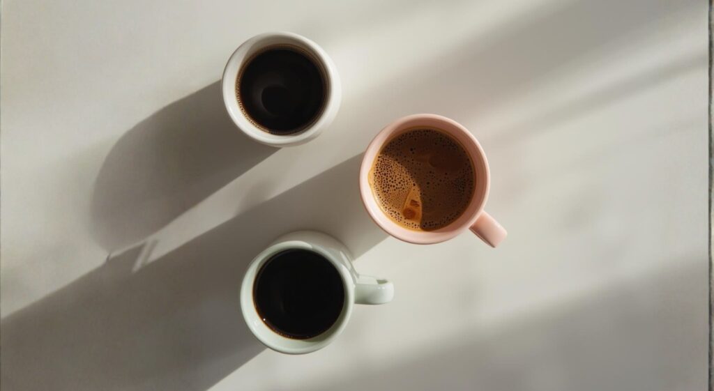 tazas de café colores