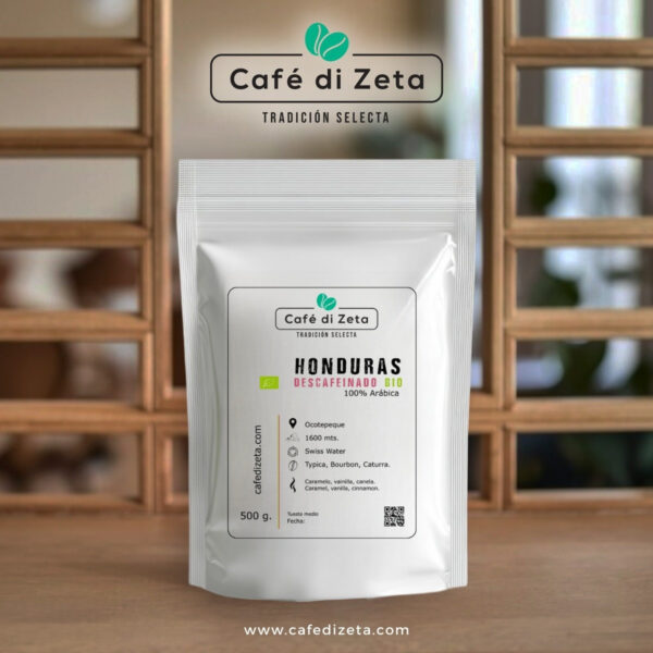 Café descafeinado Honduras bio.