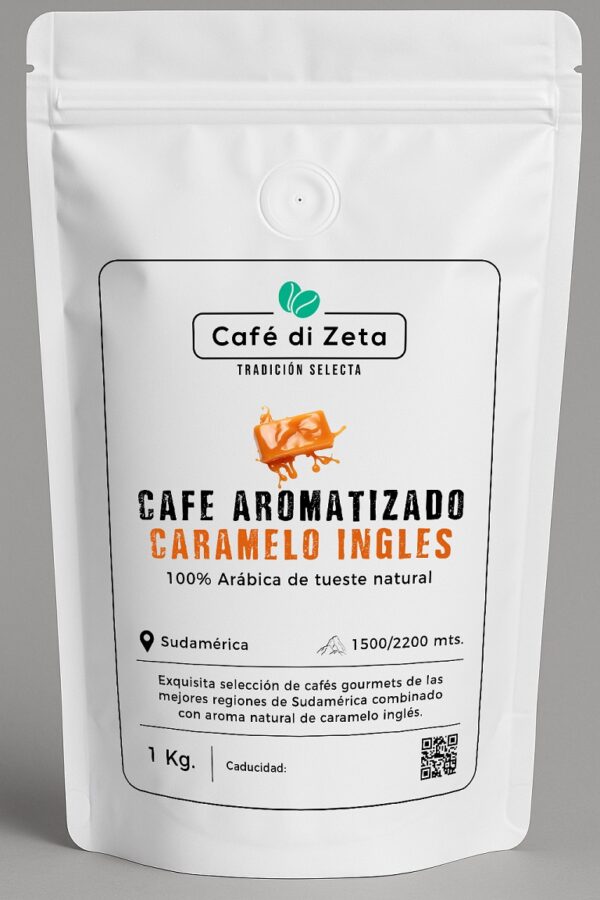 Café aromatizado de caramelo ingles