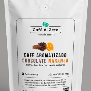 Bolsa café aromatizado chocolate naranja