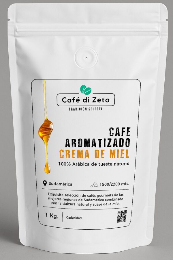 Bolsa café aromatizado crema de miel