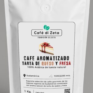 Bolsa café aromatizado tarde de queso y fresa