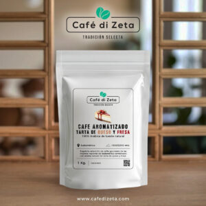 Café aromatizado tarde de queso y fresa
