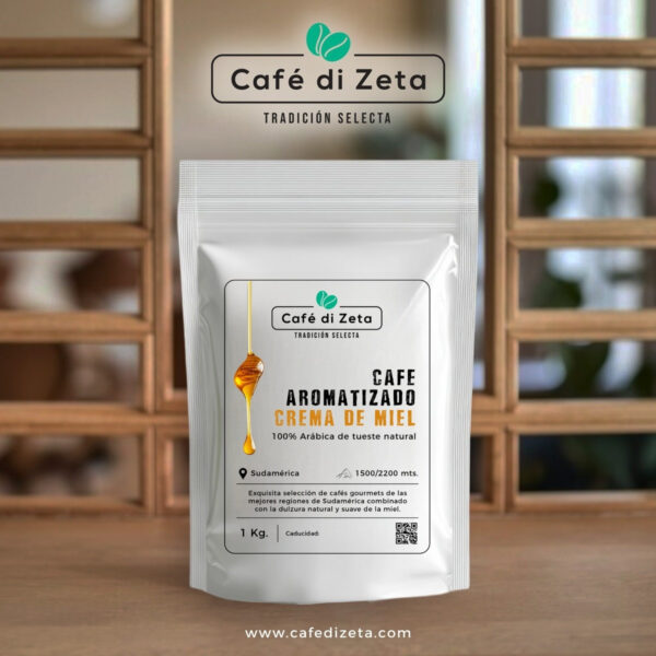 Café aromatizado crema de miel.
