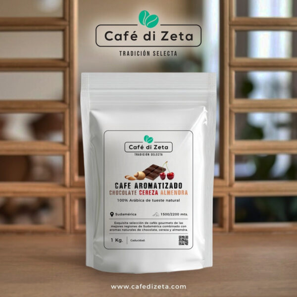Café Aromatizado Chocolate Cereza Almendra - Imagen 3