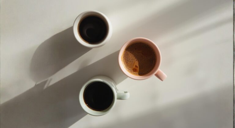 tazas de café colores